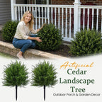 🔥 Last Day Sale Price | Artificial Cedar Landscape Tree – Porch & Garden Decor